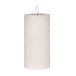 150mm. Cream Melted LED Candle nationwide delivery www.lilybloom.ie