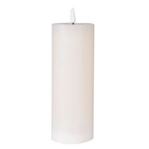 200mm. Cream Melted LED Candle nationwide delivery www.lilybloom.ie