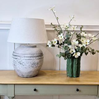 Tall Artisan Vase – Celadon Glaze