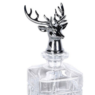 Stag Decanter & 4 Tumbler Glass Set