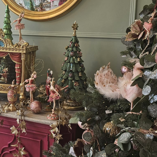 Decorated 60cm Christmas tree with gold star and dancing ballerinas – available to preorder from Lily Bloom, Gorey, Ireland