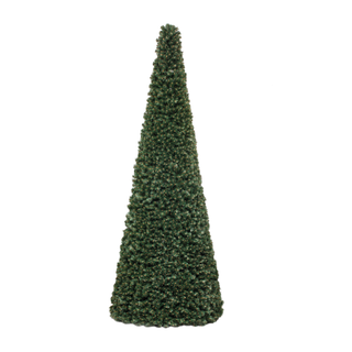 Holyfort Green Half Cone Christmas Tree – 2M space-saving festive display, available at Lily Bloom, Gorey, Ireland
