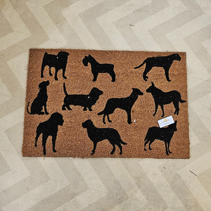 Inside Doormat with Dog Illustration nationwide delivery www.lilybloom.ie