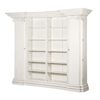 Large 2 Door Open Bookcase