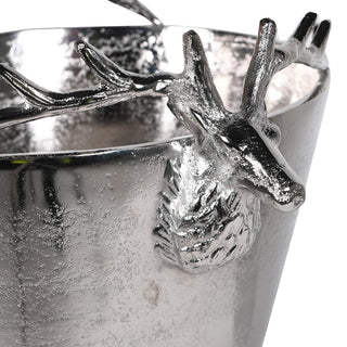 detail view of the handle of the Silver Buck Wine Cooler available at Lily Bloom, Gorey, Ireland.