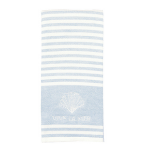 Vive La Mer Pale Blue Bath towel