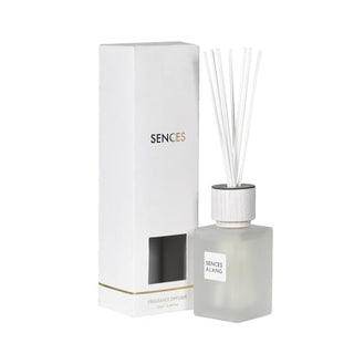 White Alang Alang SENSES Reed Diffuser – Buy online at www.lilybloom.ie or experience the full fragrance range at Lily Bloom, Gorey, Ireland.