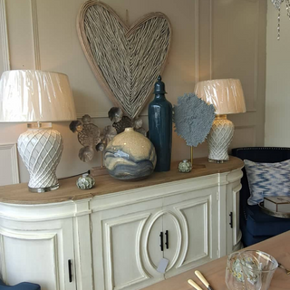 Cream Four Door Rounded Sideboard nationwide delivery www.lilybloom.ie