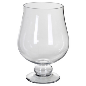 Glass Shaped Vase nationwide www.lilybloom.ie