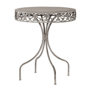Grey Metal Patio Table nationwide delivery www.lilybloom.ie