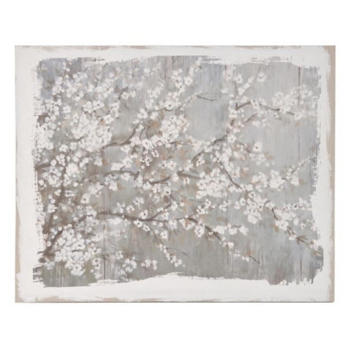White Cherry Blossom Canvas Picture Print