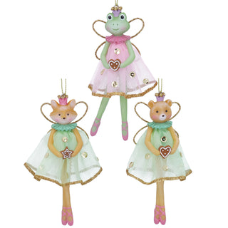 Pre-Order Resin/Organza Frog/Fox/Bear Ballerina Decoration