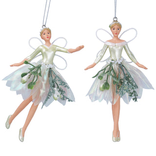Resin/Organza Snowdrop Fairy Dec