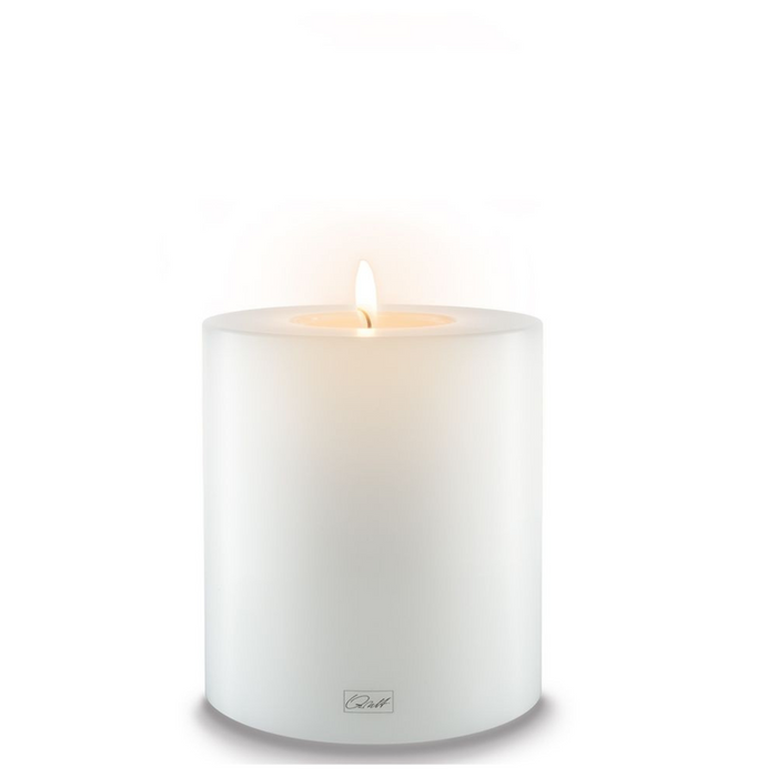 12 cm Tealight Candle Holder - White (Maxi-light)