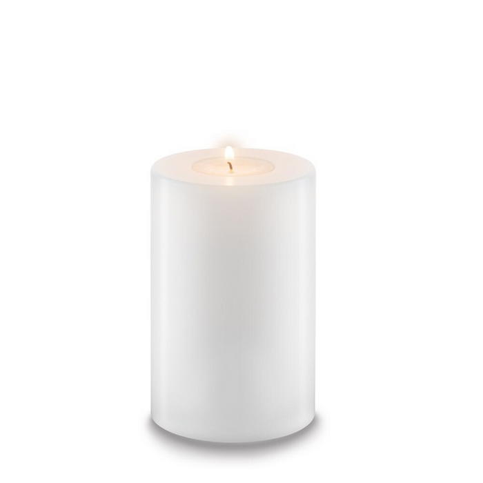 12 cm Tealight Candle Holder - White