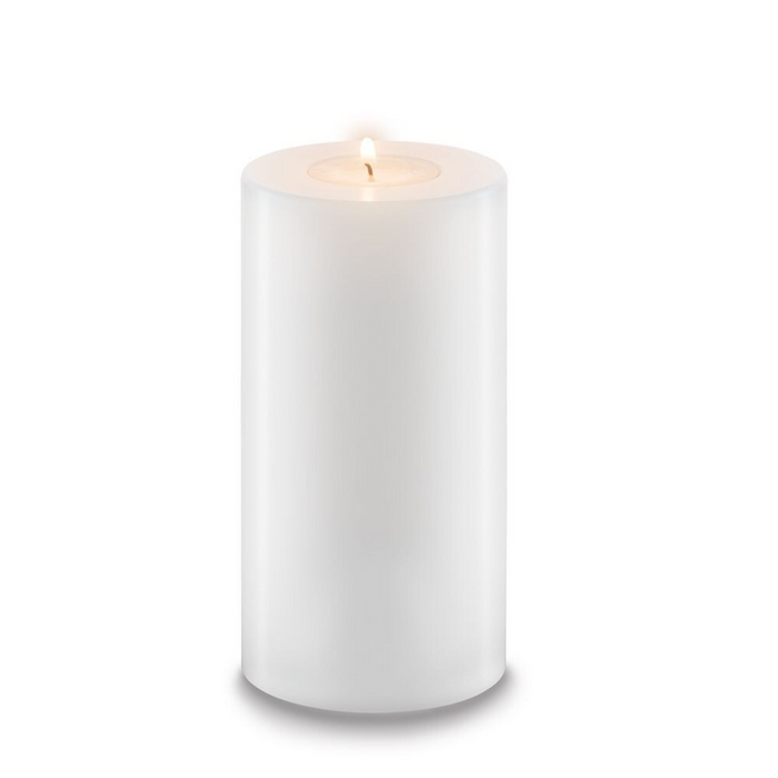 15 cm Tealight Candle Holder - White