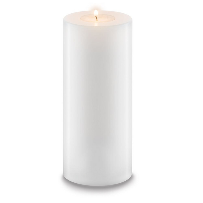18cm Tealight Candle Holder - White