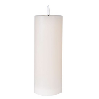 200mm. Cream Melted LED Candle nationwide delivery www.lilybloom.ie