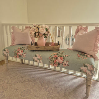 Blue Persian Bench