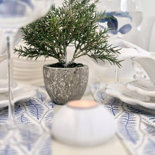 Indigo Leaf Placemats (Set of 4)