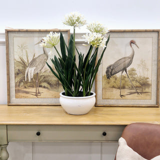 Grafton Single Drawer Console Table – Green with Distressed Elm Top