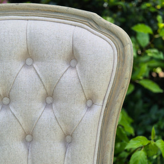 The Ivor Chair – Reclaimed Buttoned Dining Chair