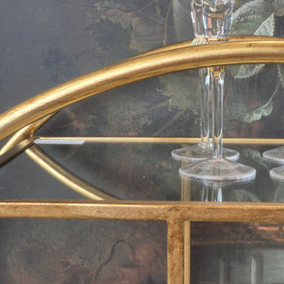 Lily's Entertaining Offer – Gold Drinks Trolley & 8 Diamante Champagne Flutes