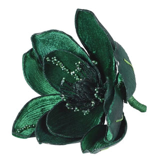 Emerald Clip on Flower