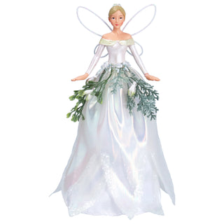 Resin/Organza Snowdrop Fairy Tree Topper, Sml