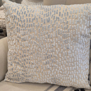 Malini Baby Blue Cut Velvet Dashes
