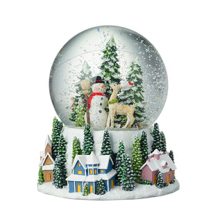 Townscape Snowglobe with Music