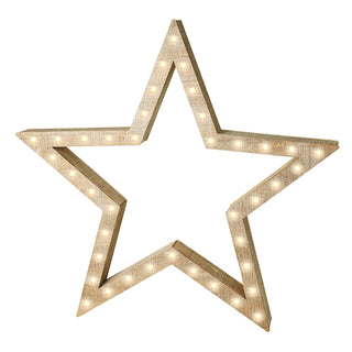 LIGHT UP CUT OUT STAR LRG