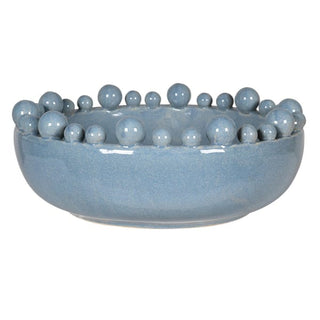 Sky Blue Ball Edge Bowl