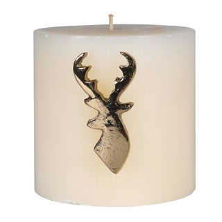 Set of 4 Stag Candle Pins Gold