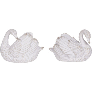 Laura Ashley distressed swan votive holders – set of two tealight holders, available at Lily Bloom, Gorey, Ireland.