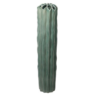 Extra Long Green Vase