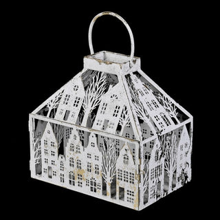 Frosted House Lantern