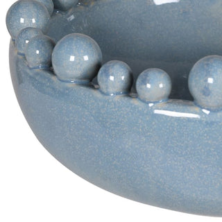 Sky Blue Ball Edge Bowl