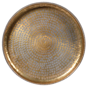 Antique Brass Round Tray nationwide delivery www.lilybloom.ie