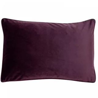 Aubergine Luxe Velvet Cushion | Aubergine | 43cm x 30cm