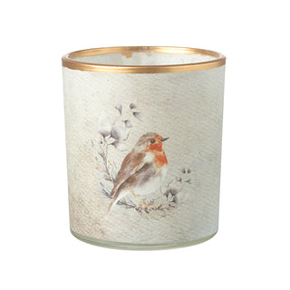Robin Design Glass T-Light