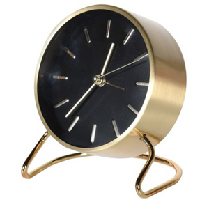Black & Gold Alarm Clock