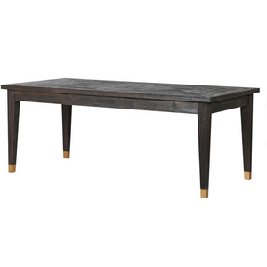 Brushed Elm and Copper Dining Table nationwide delivery www.lilybloom.ie