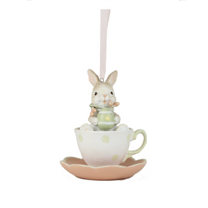 Bunny in a Hanging Cup