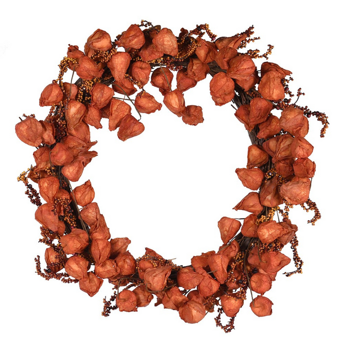 Chinese Lantern Wreath - Preorder