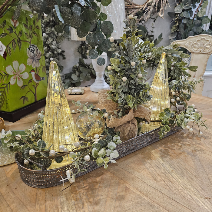 Christmas Oblong Tray Styling