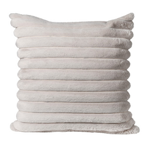 Cloud Ribbed Faux Fur Cushion Cover nationwide delivery www.lilybloom.ie