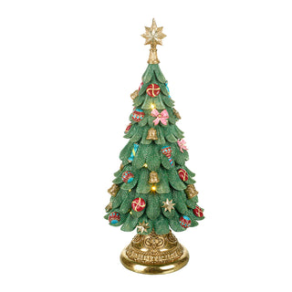 Decorated Musical Light Up Christmas Tree with Star