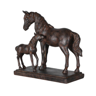 Ferryhouse Duo – bronze-effect mare and foal ornament, available at Lily Bloom, Gorey, Ireland