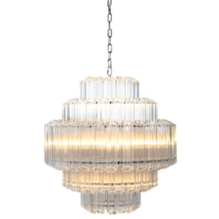 The Gatsby Chandelier – wide crystal Art Deco chandelier, available at Lily Bloom, Gorey, Ireland